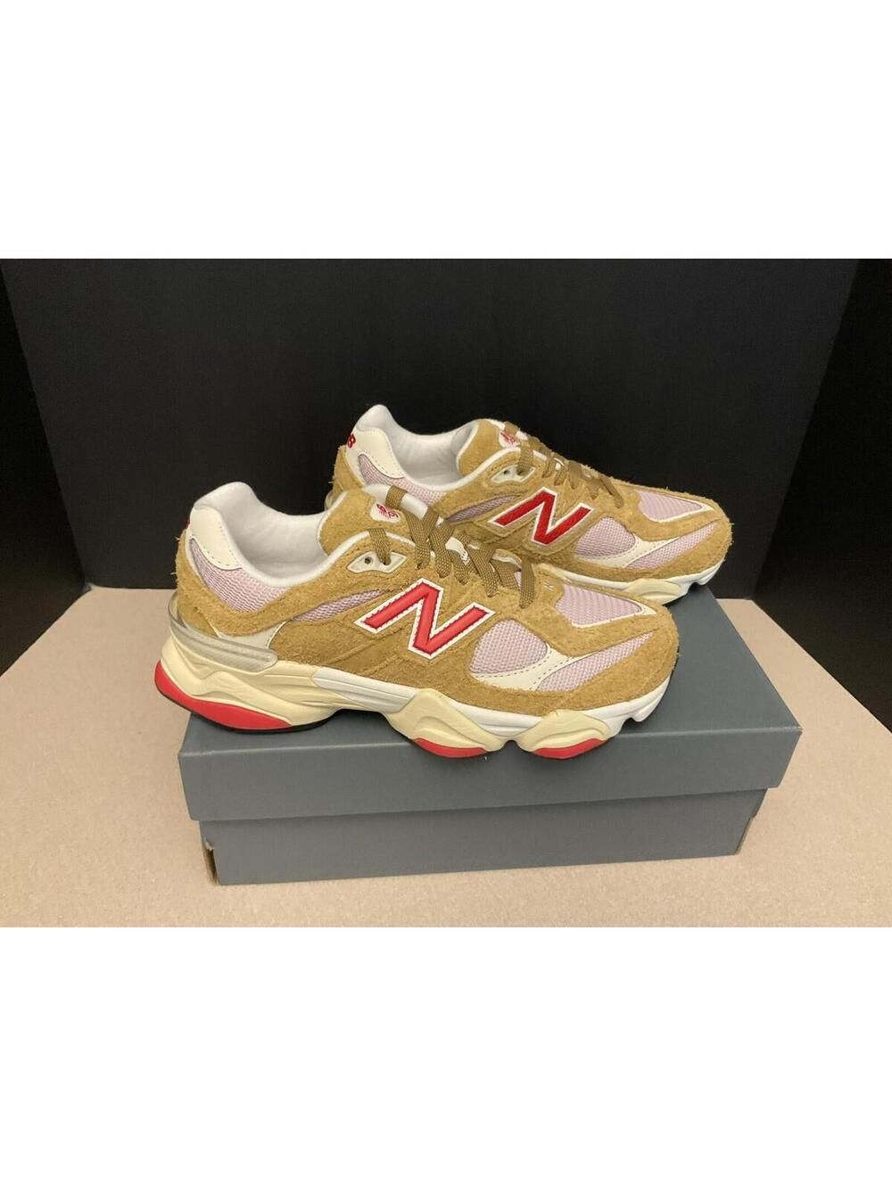 New! New Balance 9060 Beige/Pink Athletic Shoes. Youth’s 5.5Y. Womens Size 7.